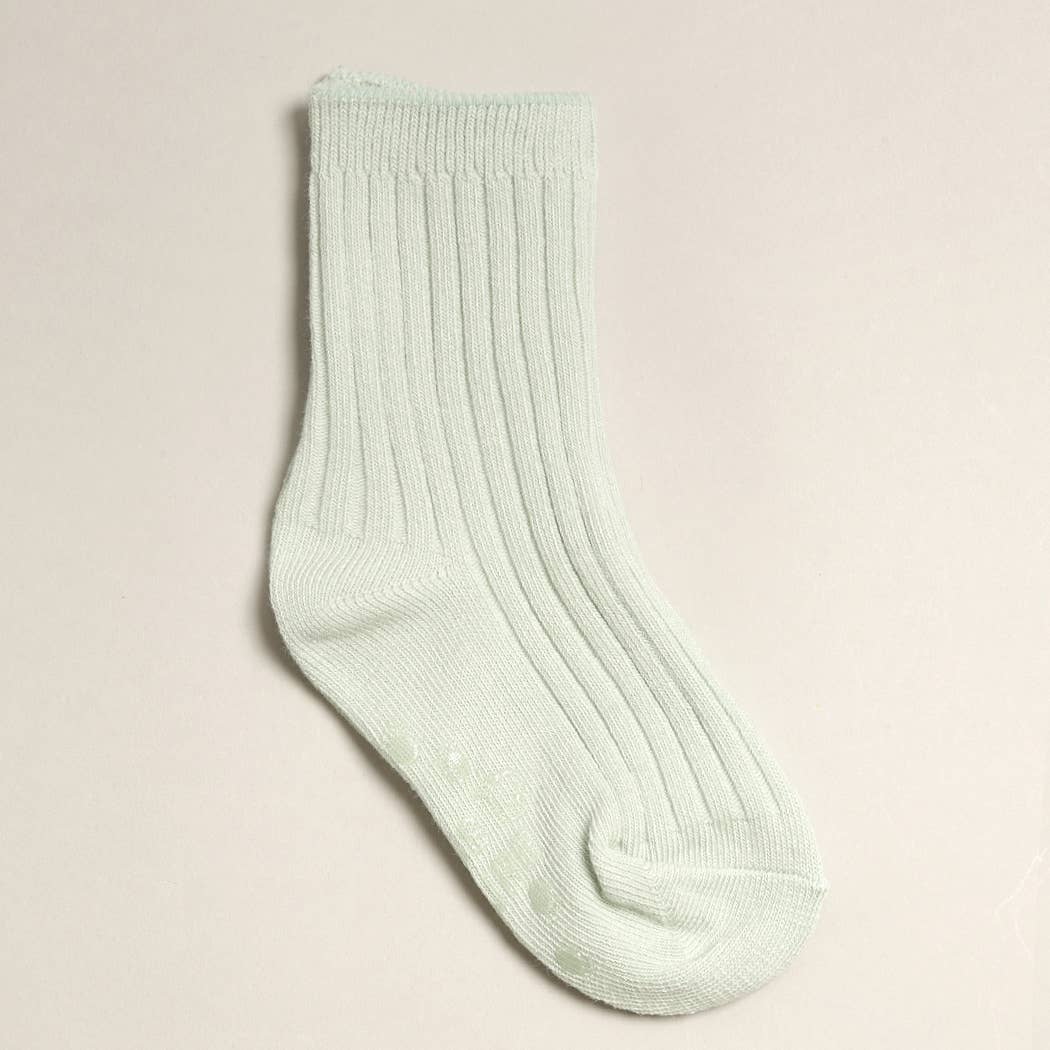 Kids' Solid Color Crew Socks Set