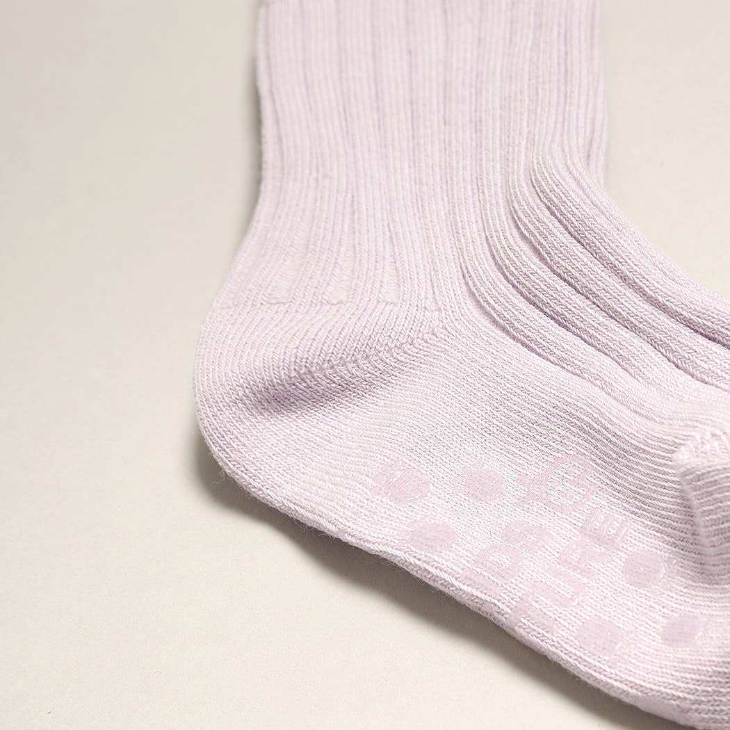 Kids' Solid Color Crew Socks Set