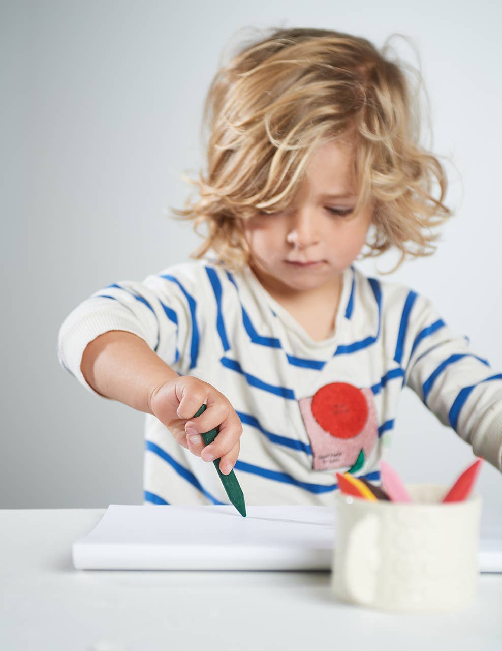 Triangle Non-Toxic Beeswax Crayons - case