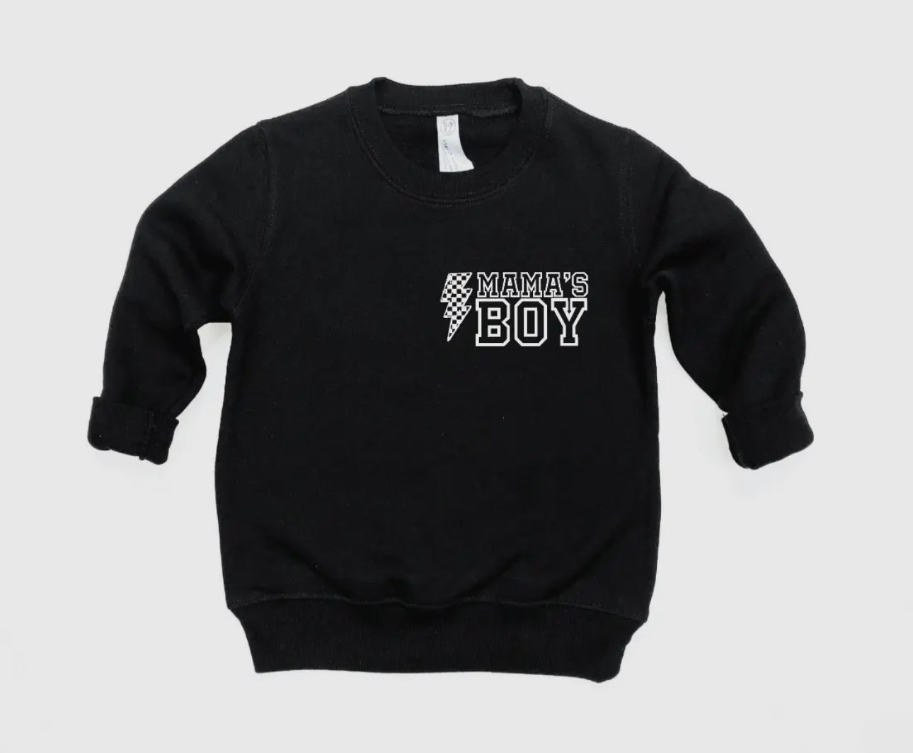 Mama's Boy Lightning Bolt Crewneck