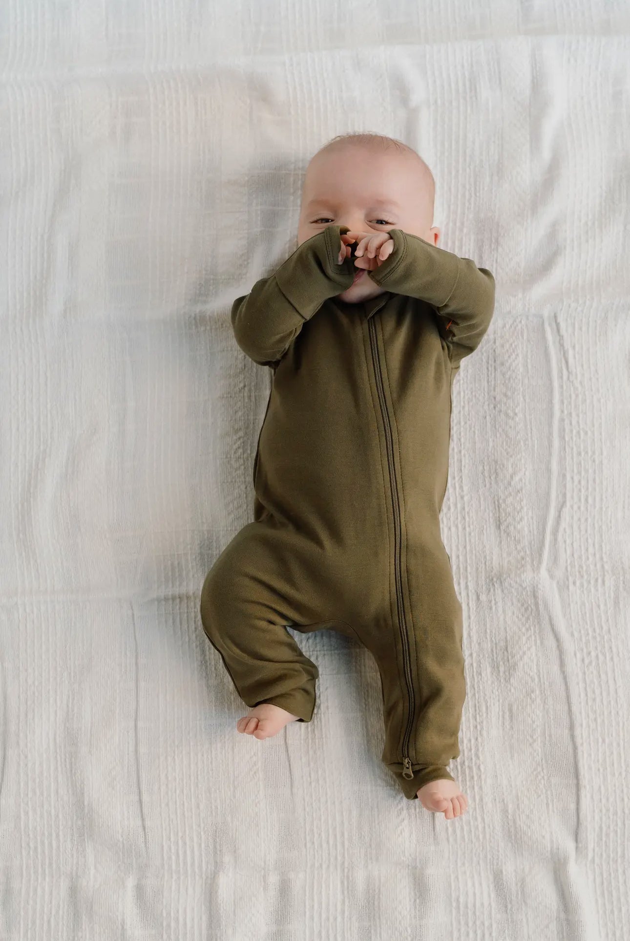 Olive Cotton Sleeper