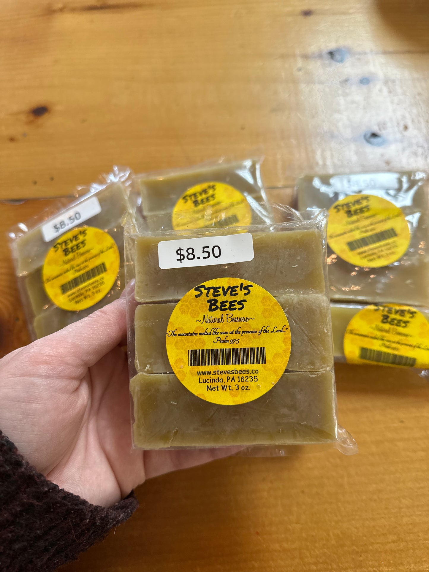 Steve's Bees Beeswax Bar