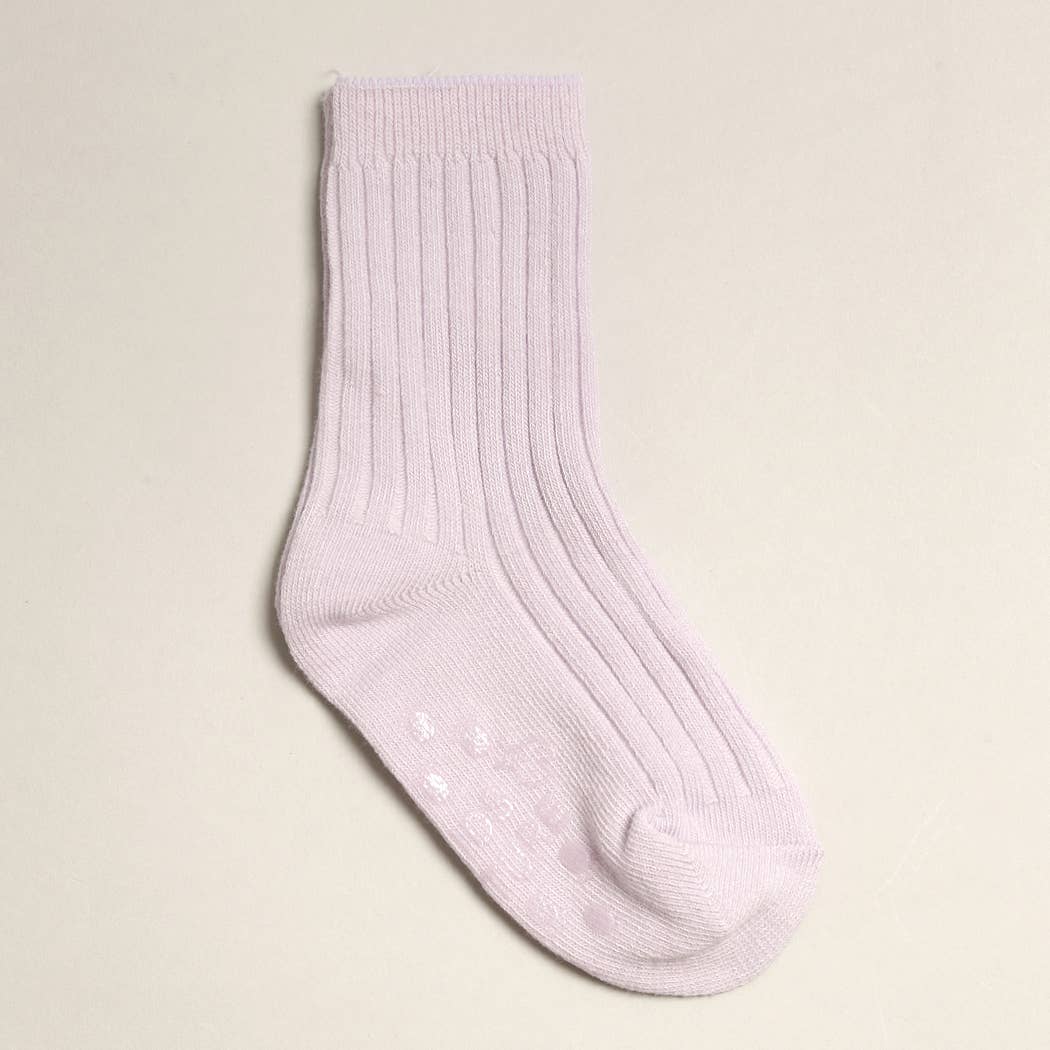 Kids' Solid Color Crew Socks Set
