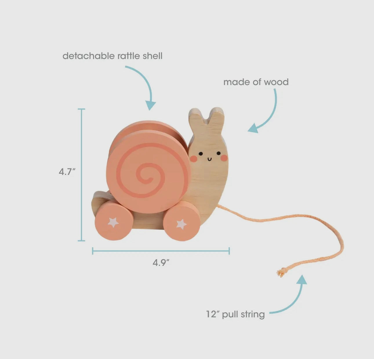 Wooden Snail