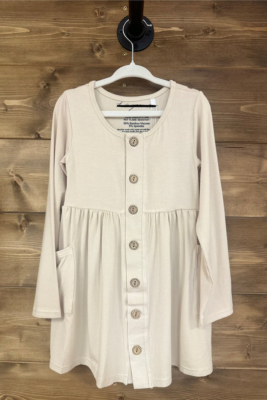 Cream Bamboo Dresss