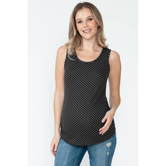 Maternity Polka Dot Tank