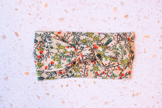 Spring Floral Bow Knot