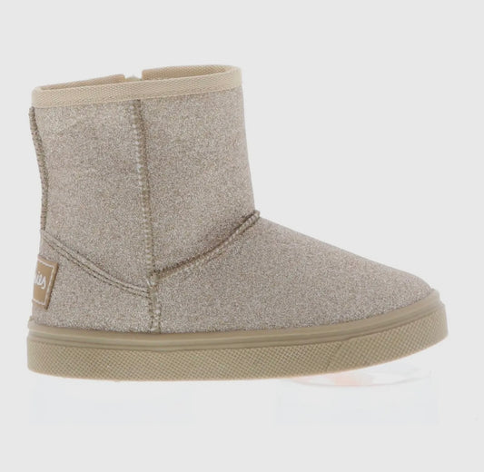 Gold Glitter Frost Boot