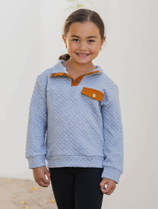 Quilted Pullover