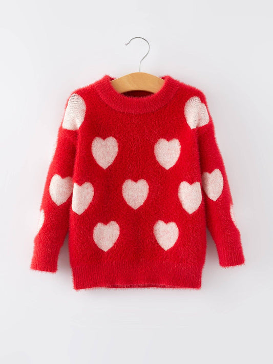 Valentine's Day Girls Sweater