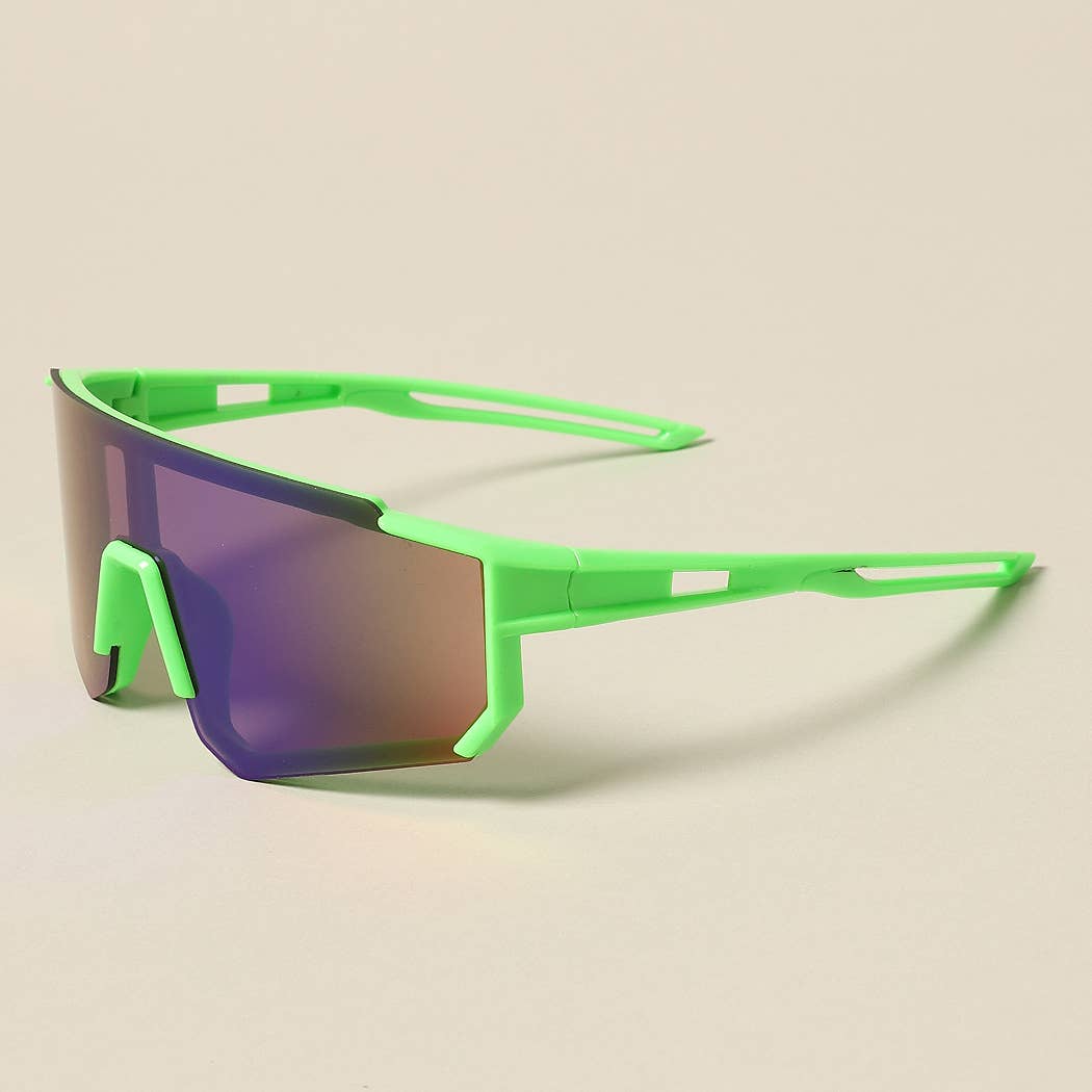 Kids Wrap Around Half Rim Sunglasses