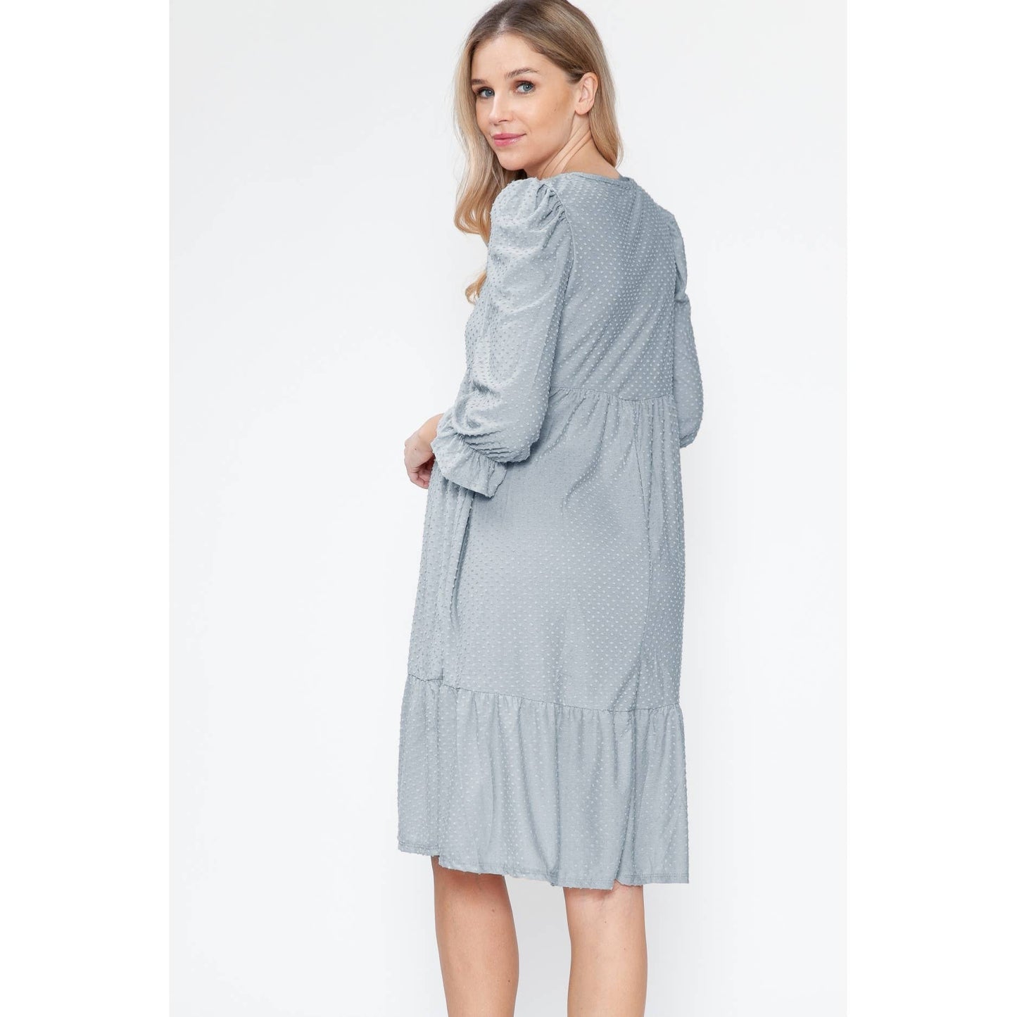 Swiss Dot Maternity Dress