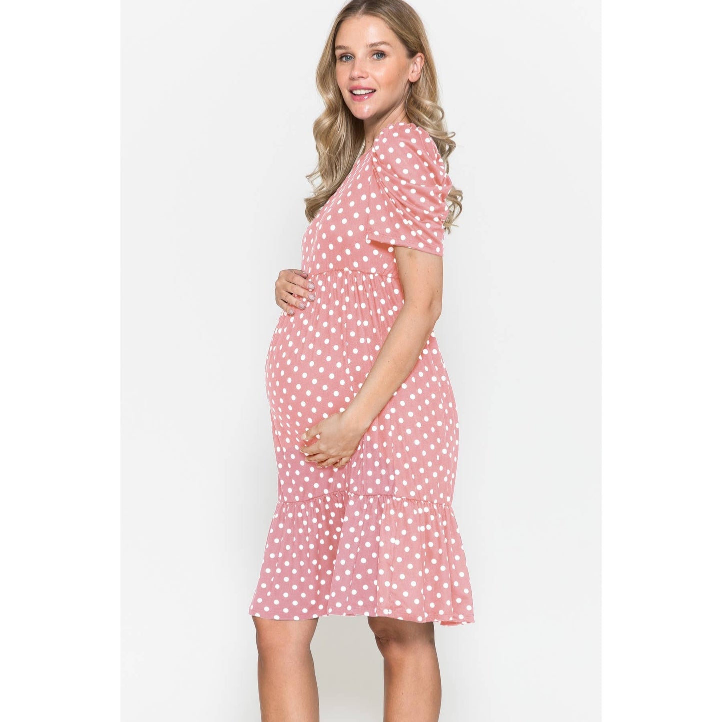 Maternity Polka Dot Dress