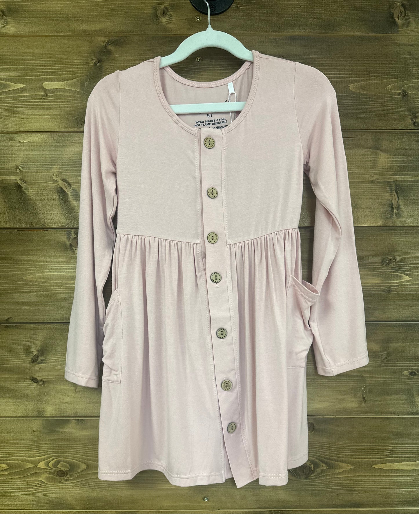 Soft Pink Bamboo Dress