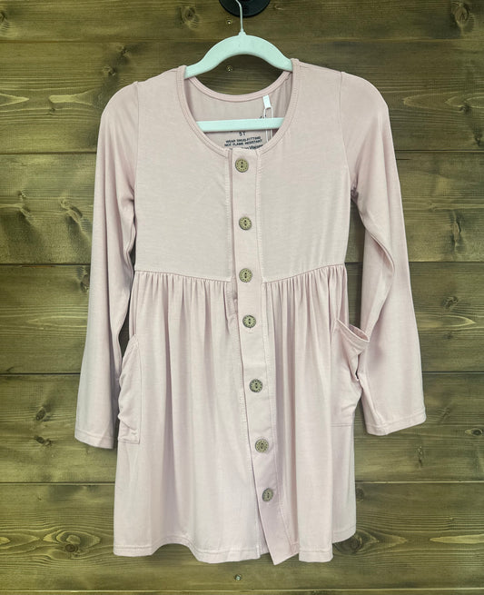 Soft Pink Bamboo Dress