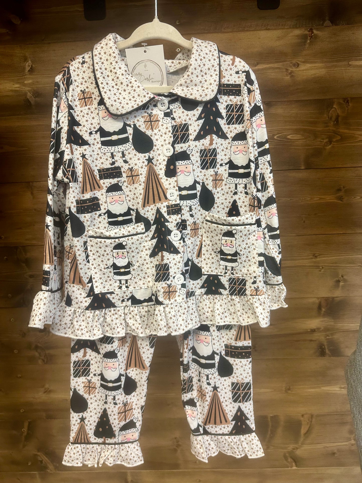 Girls Christmas Lounge Set