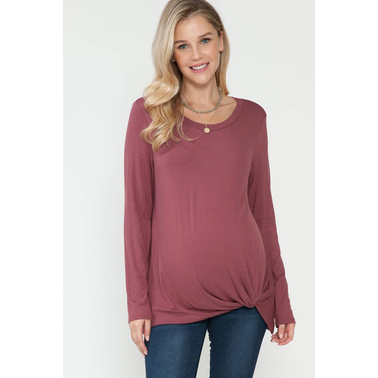 Maternity Front Twist Top