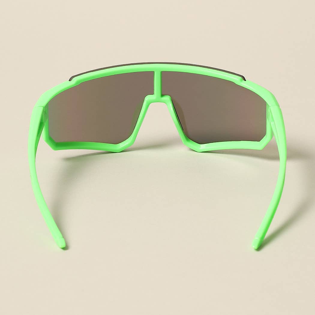 Kids Wrap Around Half Rim Sunglasses