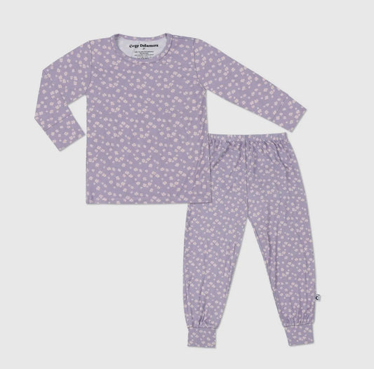 Lilac Posies- 2 Piece Bamboo Set