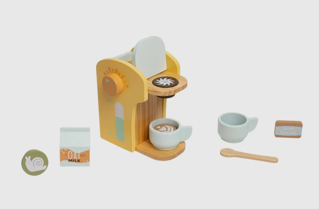 Wooden Coffee Set