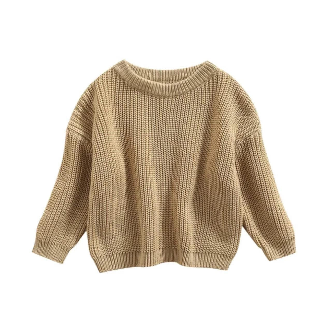 Tan Cable Knit Sweater