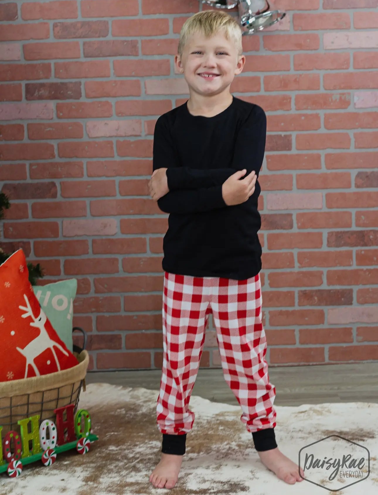 Unisex Gingham PJ Set - MORE COLORS