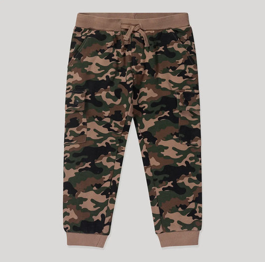 Camo Joggers W/ Side Pockets