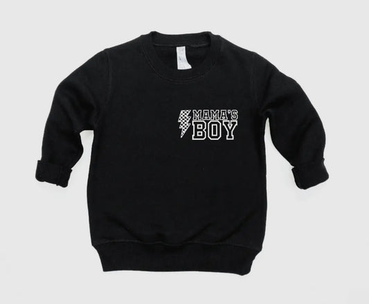 Mama's Boy Lightning Bolt Crewneck