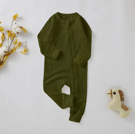 Olive Cotton Sleeper