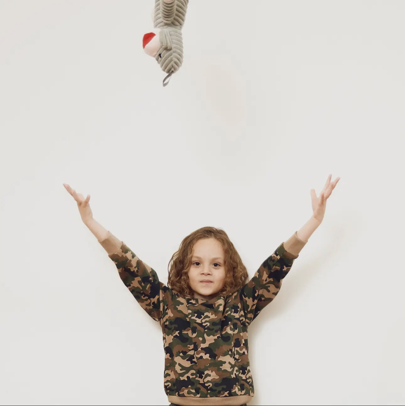 Boys Camo Crewneck