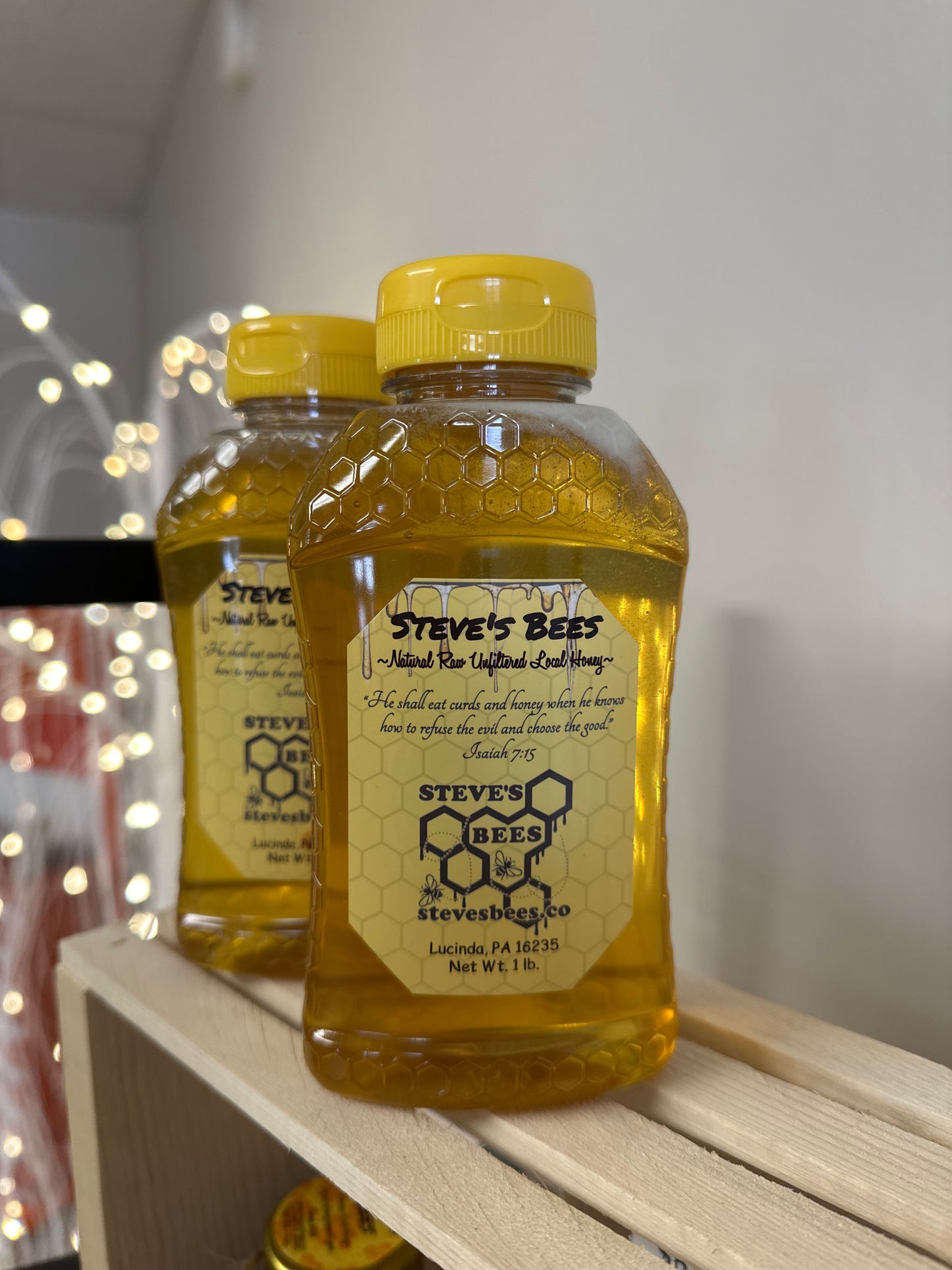 Steve's Bees 1lb Squeeze Bottle