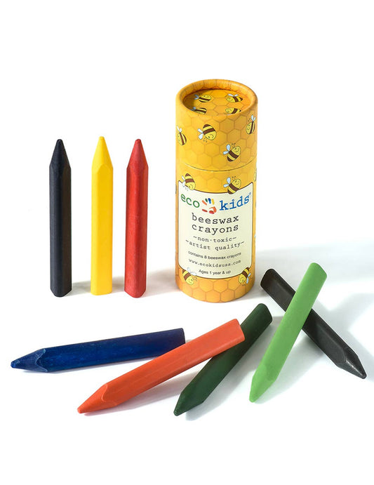 Triangle Non-Toxic Beeswax Crayons - case