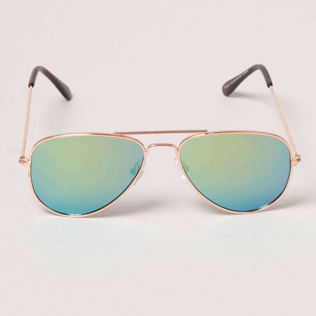 Kids Tinted Aviator Sunglasses