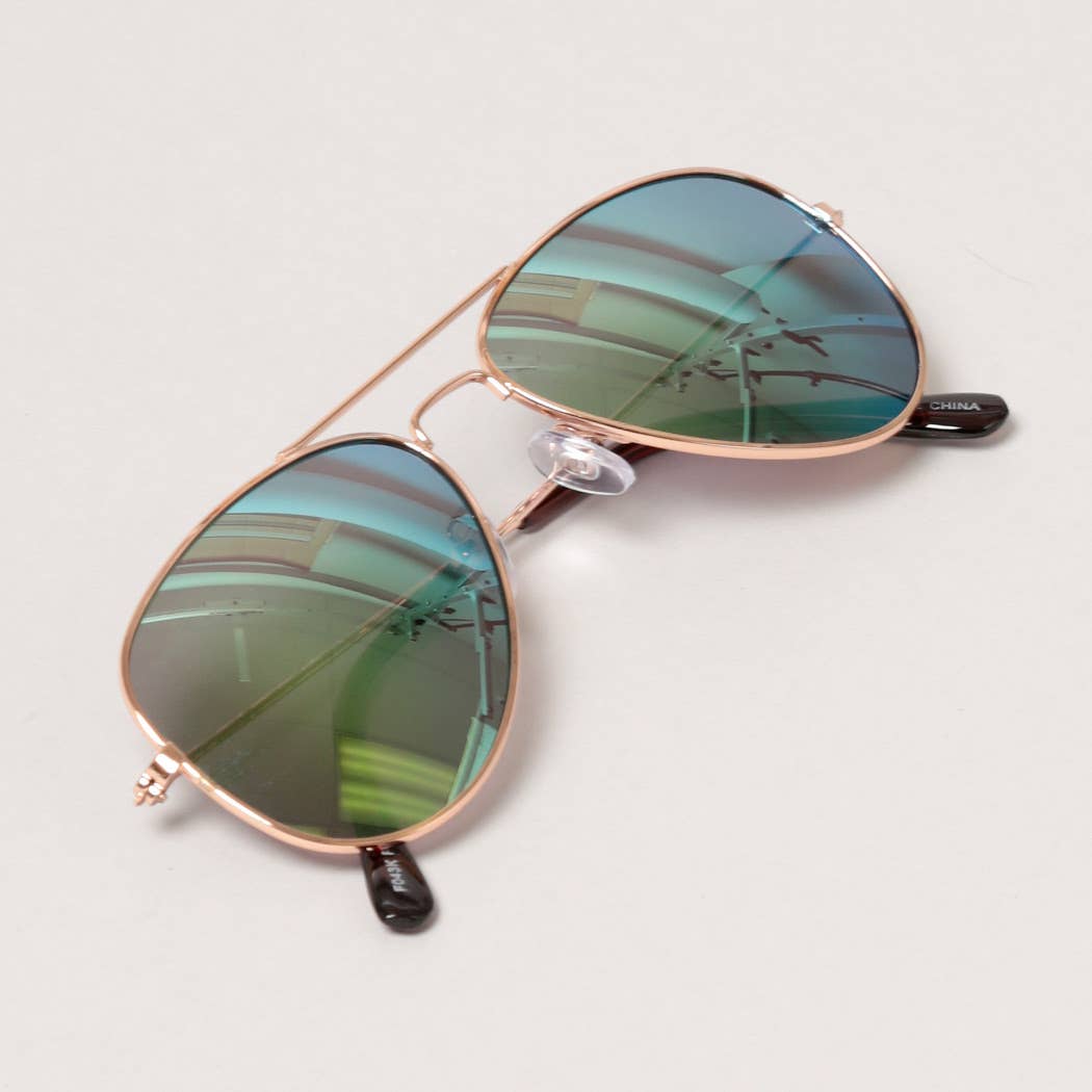 Kids Tinted Aviator Sunglasses
