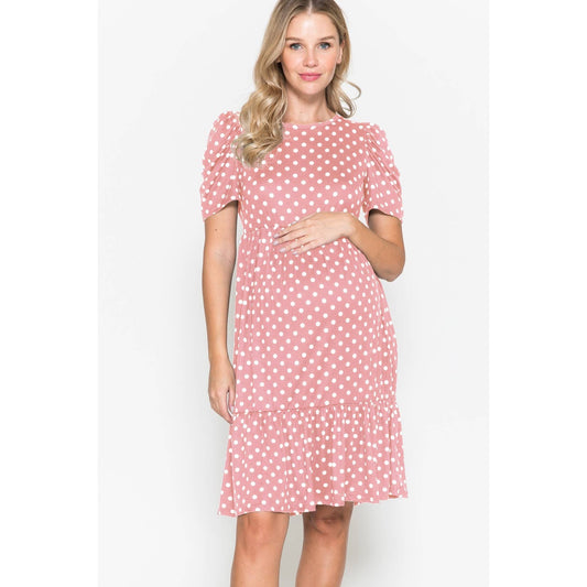 Maternity Polka Dot Dress